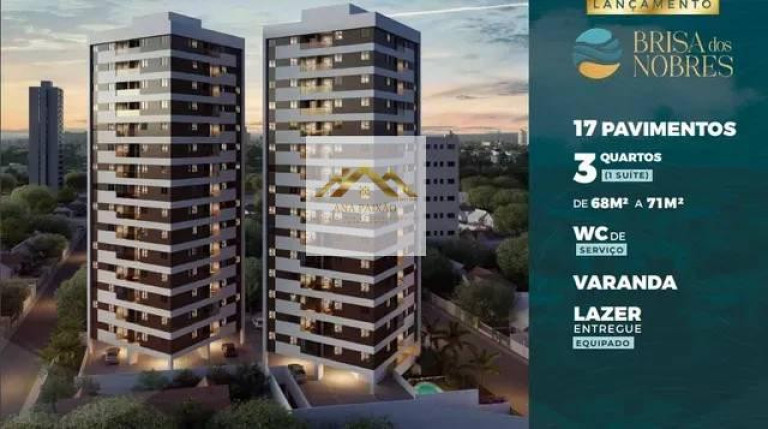 Imagem Apartamento com 3 Quartos à Venda, 68 m² em Cordeiro - Recife