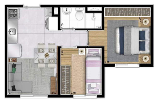 Imagem Imóvel com 2 Quartos à Venda, 32 m² em Barra Funda - São Paulo Imagem Imóvel com 2 Quartos à Venda, 32 m² em Barra Funda - São Paulo