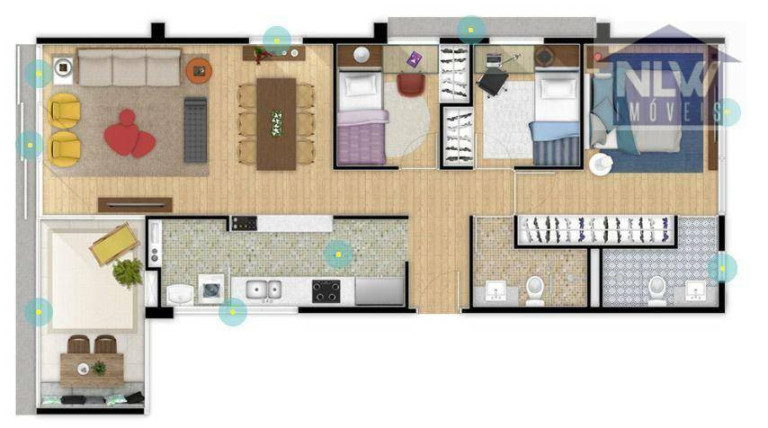 Apartamento com 3 Quartos à Venda, 84 m² em Perdizes - São Paulo