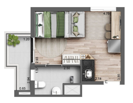 Imagem Imóvel com 1 Quarto à Venda, 24 m² em Moema - São Paulo Imagem Imóvel com 1 Quarto à Venda, 24 m² em Moema - São Paulo