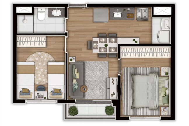 Imagem Apartamento com 2 Quartos à Venda, 39 m² em Vila Sônia - São Paulo