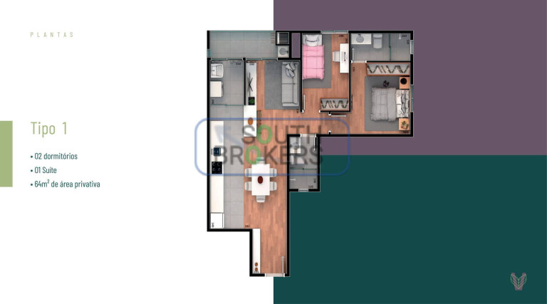 Imagem Apartamento com 3 Quartos à Venda, 66 m² em Santa Candida - Curitiba Imagem Apartamento com 3 Quartos à Venda, 66 m² em Santa Candida - Curitiba