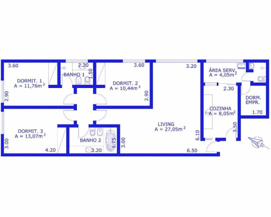 Imagem Apartamento com 3 Quartos à Venda, 107 m² em Itaim Bibi - São Paulo Imagem Apartamento com 3 Quartos à Venda, 107 m² em Itaim Bibi - São Paulo