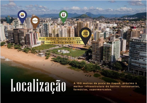 Imagem Apartamento com 4 Quartos à Venda, 124 m² em Itapuã - Vila Velha Imagem Apartamento com 4 Quartos à Venda, 124 m² em Itapuã - Vila Velha