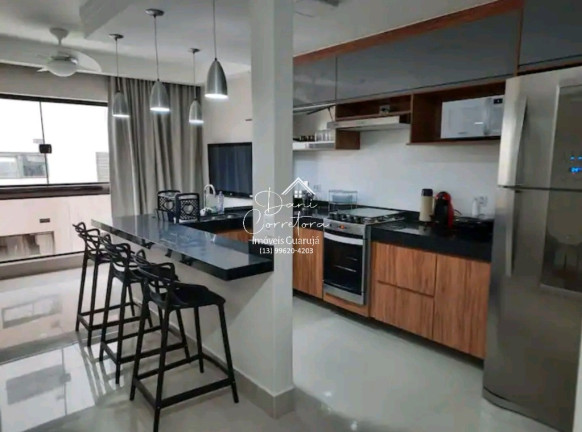 Flat com 1 Quarto à Venda, 60 m² em Pitangueiras - Guarujá