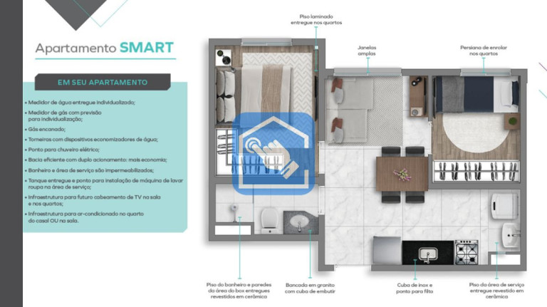 Apartamento com 2 Quartos à Venda, 34 m² em Saúde - São Paulo
