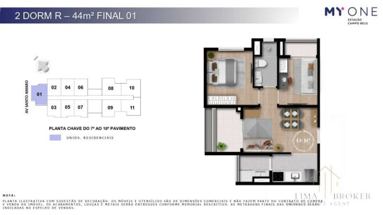 Imagem Apartamento com 1 Quarto à Venda, 31 m² em Santo Amaro - São Paulo