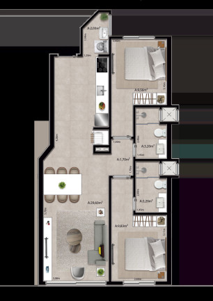 Imagem Apartamento com 2 Quartos à Venda, 159 m² em Zona Nova - Capão Da Canoa