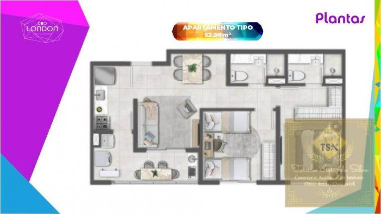 Imagem Apartamento com 2 Quartos à Venda, 67 m² em Da Luz - Nova Iguaçu