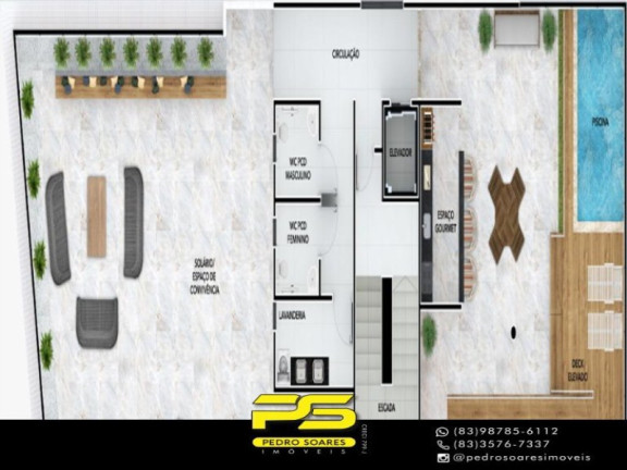 Imagem Imóvel com 1 Quarto à Venda, em Cabo Branco - João Pessoa Imagem Imóvel com 1 Quarto à Venda, em Cabo Branco - João Pessoa