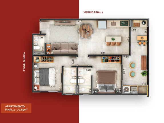 Imagem Apartamento com 2 Quartos à Venda, 73 m² em Itagua - Ubatuba Imagem Apartamento com 2 Quartos à Venda, 73 m² em Itagua - Ubatuba