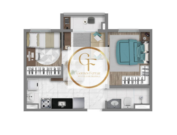 Imagem Apartamento com 2 Quartos à Venda, 49 m² em Saúde - São Paulo