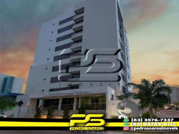 Apartamento com 2 Quartos à Venda, 60 m² em Cabo Branco - João Pessoa