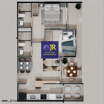 Imagem Imóvel com 3 Quartos à Venda, 83 m² em Praia De Itaparica - Vila Velha