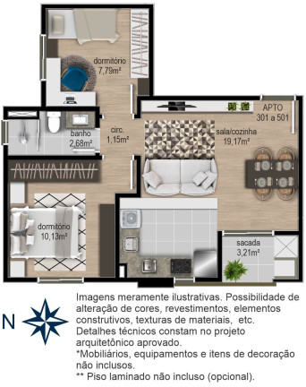 Imagem Apartamento com 2 Quartos à Venda, 48 m² em Cidade Nova - Caxias Do Sul Imagem Apartamento com 2 Quartos à Venda, 48 m² em Cidade Nova - Caxias Do Sul