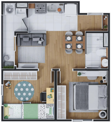 Imagem Imóvel com 1 Quarto à Venda, 29 m² em Jaguaribe - Osasco