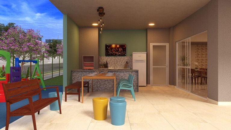Imagem Apartamento com 3 Quartos à Venda, 61 m² em Parque Amazônia - Goiânia