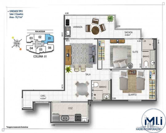 Imagem Imóvel com 2 Quartos à Venda, 59 m² em Maracanã - Rio De Janeiro Imagem Imóvel com 2 Quartos à Venda, 59 m² em Maracanã - Rio De Janeiro