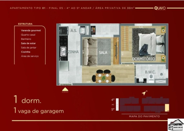 Imagem Apartamento com 2 Quartos à Venda, 45 m² em Vila Fernandes - São Paulo Imagem Apartamento com 2 Quartos à Venda, 45 m² em Vila Fernandes - São Paulo