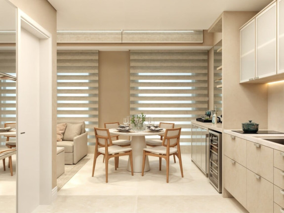 Imagem Apartamento com 1 Quarto à Venda, 29 m² em Mercês - Curitiba