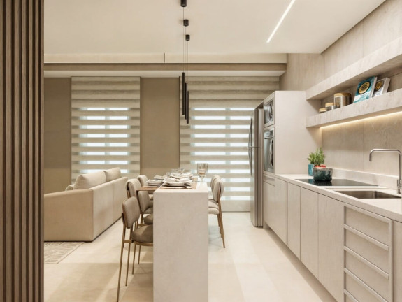 Imagem Cobertura com 1 Quarto à Venda, 51 m² em Mercês - Curitiba