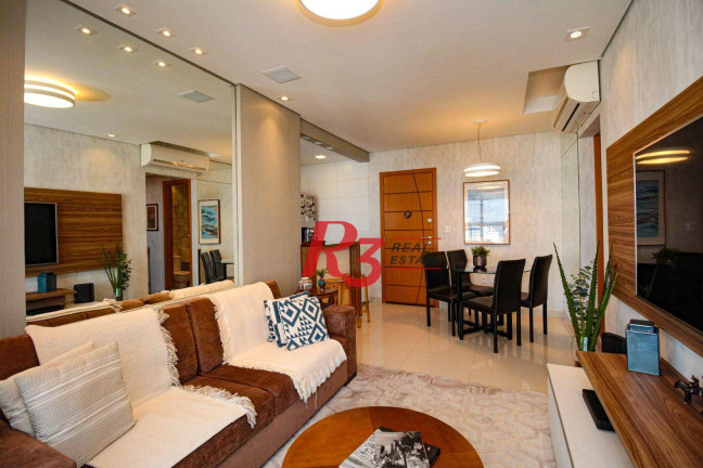 Imagem Apartamento com 1 Quarto à Venda, 52 m² em Embaré - Santos Imagem Apartamento com 1 Quarto à Venda, 52 m² em Embaré - Santos