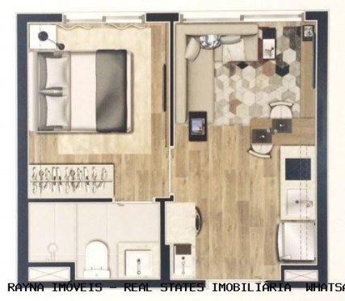Imagem Apartamento com 1 Quarto à Venda, 24 m² em Tatuapé - São Paulo Imagem Apartamento com 1 Quarto à Venda, 24 m² em Tatuapé - São Paulo