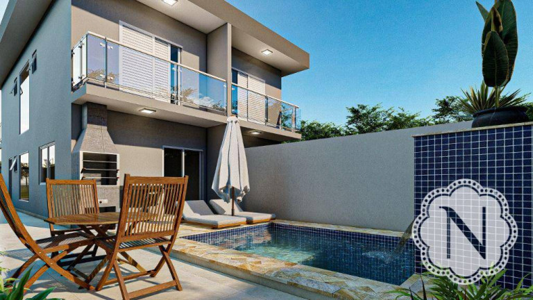 Sobrado com 2 Quartos à Venda, 115 m² em Umuarama - Itanhaém