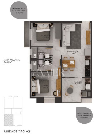 Imagem Apartamento com 2 Quartos à Venda, 56 m² em Costa E Silva - Joinville Imagem Apartamento com 2 Quartos à Venda, 56 m² em Costa E Silva - Joinville
