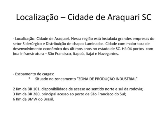 Imagem Terreno à Venda, 116.277 m² em Itinga - Araquari
