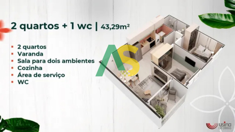 Imagem Imóvel com 2 Quartos à Venda, 43 m² em Várzea - Recife Imagem Imóvel com 2 Quartos à Venda, 43 m² em Várzea - Recife