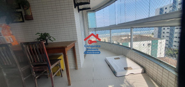 Apartamento com 2 Quartos à Venda, 93 m² em Aviação - Praia Grande