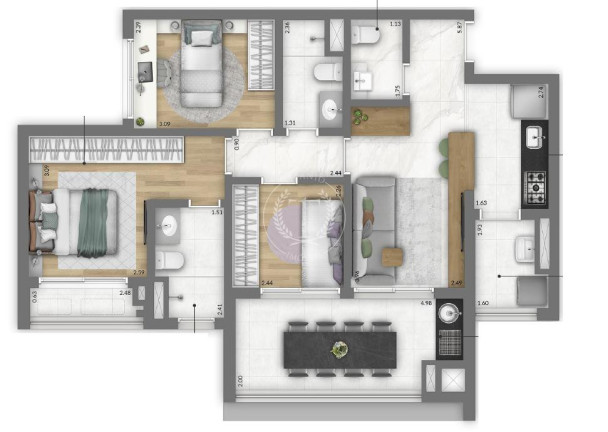 Imagem Apartamento com 2 Quartos à Venda, 61 m² em Vila Clementino - São Paulo Imagem Apartamento com 2 Quartos à Venda, 61 m² em Vila Clementino - São Paulo