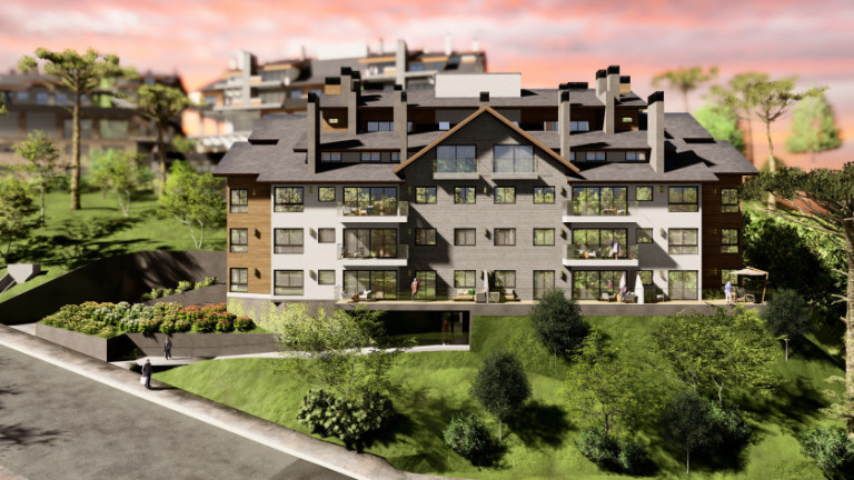 Apartamento com 1 Quarto à Venda, 54 m² em Moura - Gramado