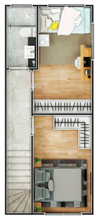 Imagem Casa com 2 Quartos à Venda, 73 m² em Guilhermina - Praia Grande
