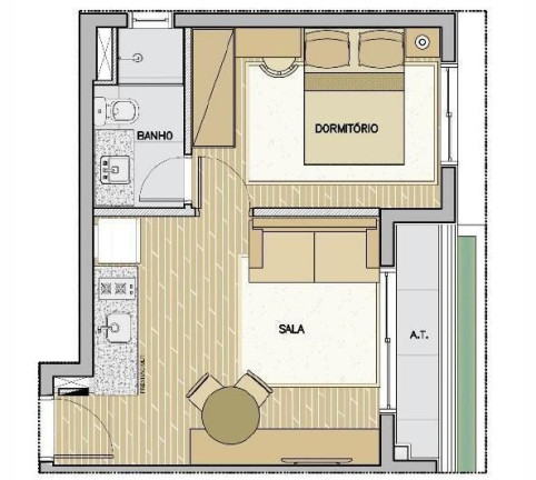 Imagem Apartamento com 1 Quarto à Venda, 32 m² em Consolação - São Paulo Imagem Apartamento com 1 Quarto à Venda, 32 m² em Consolação - São Paulo