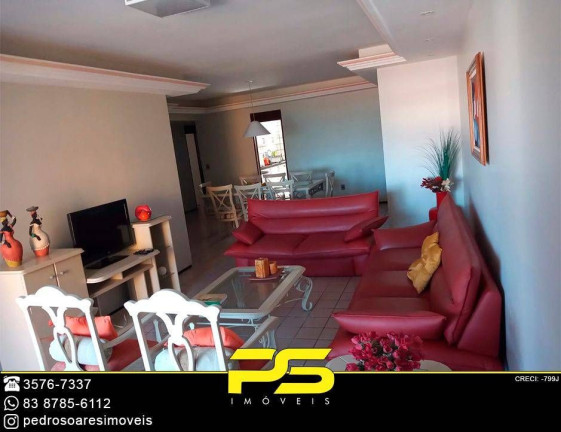Imagem Apartamento com 4 Quartos à Venda, 180 m² em Camboinha - Cabedelo Imagem Apartamento com 4 Quartos à Venda, 180 m² em Camboinha - Cabedelo