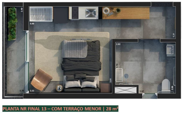 Imagem Studio com 1 Quarto à Venda, 22 m² em Vila Clementino - São Paulo Imagem Studio com 1 Quarto à Venda, 22 m² em Vila Clementino - São Paulo