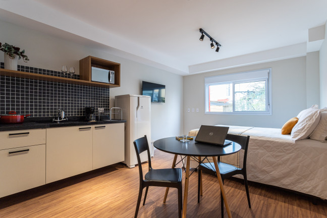 Apartamento com 1 Quarto para Alugar, 28 m² em Vila Clementino - São Paulo