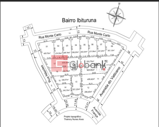 Imagem Terreno à Venda, 404 m² em Ibituruna - Montes Claros Imagem Terreno à Venda, 404 m² em Ibituruna - Montes Claros