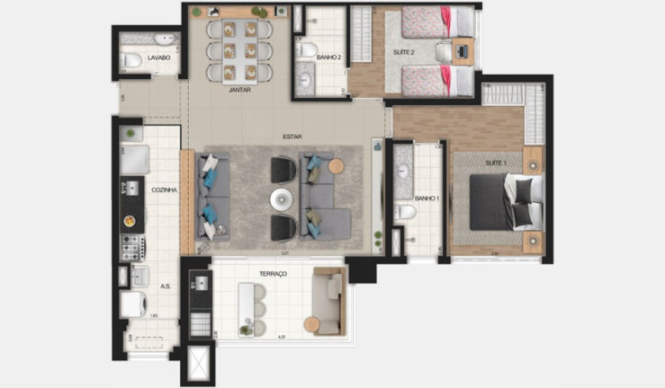 Imagem Apartamento com 2 Quartos à Venda, 67 m² em Centro - Osasco Imagem Apartamento com 2 Quartos à Venda, 67 m² em Centro - Osasco