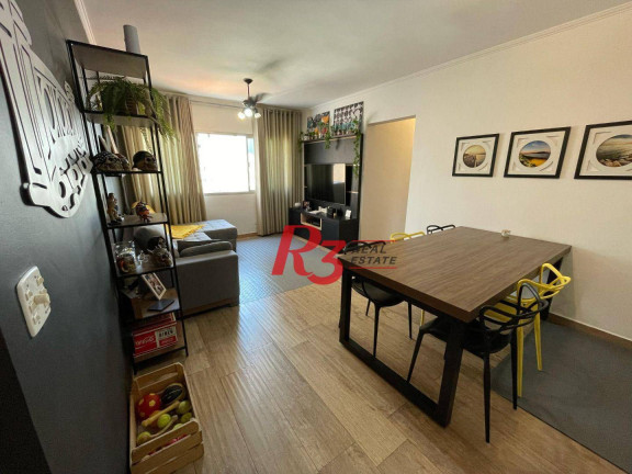 Apartamento com 2 Quartos à Venda, 100 m² em Gonzaga - Santos