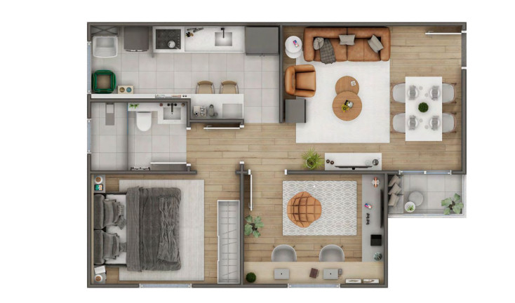 Imagem Apartamento com 2 Quartos à Venda, 49 m² em Parque Santos Dumont - Votorantim Imagem Apartamento com 2 Quartos à Venda, 49 m² em Parque Santos Dumont - Votorantim