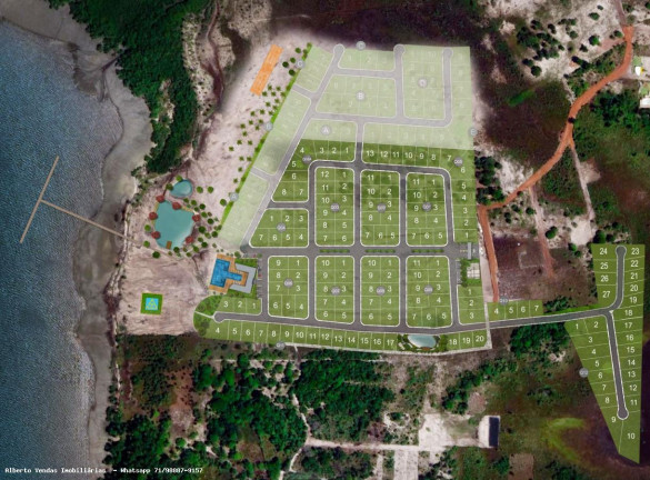 Imagem Imóvel com 1 Quarto à Venda, 400 m² em Taipu - Camamu
