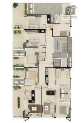 Imagem Apartamento com 2 Quartos à Venda, 53 m² em Bessa - João Pessoa Imagem Apartamento com 2 Quartos à Venda, 53 m² em Bessa - João Pessoa