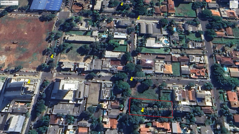 Terreno à Venda, 1.800 m² em Centro - Foz Do Iguaçu