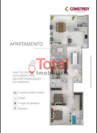 Imagem Apartamento com 3 Quartos à Venda,  em Timirim - Timóteo