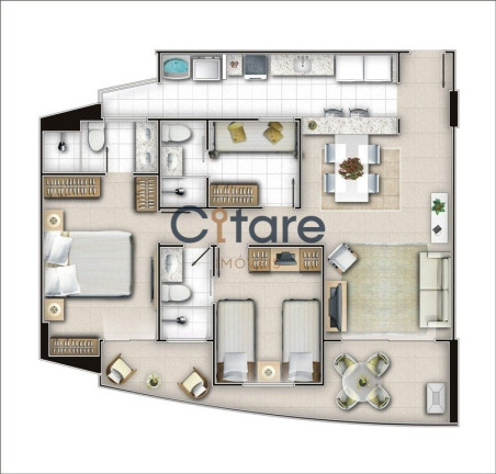 Imagem Apartamento com 3 Quartos à Venda, 148 m² em Edson Queiroz - Fortaleza