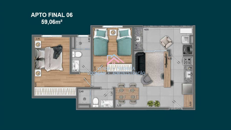 Imagem Apartamento com 2 Quartos à Venda, 61 m² em Jardim Torres São José - Jundiaí Imagem Apartamento com 2 Quartos à Venda, 61 m² em Jardim Torres São José - Jundiaí
