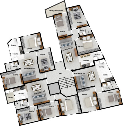 Imagem Apartamento com 2 Quartos à Venda, 55 m² em Boa Vista - Vespasiano
